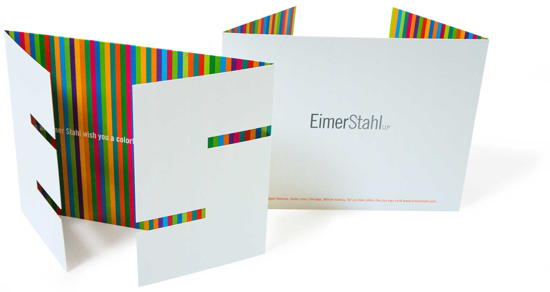 eimer-stahl_holiday-card-2013.jpg Art Direction by: Bart Crosby, Crosby Associates